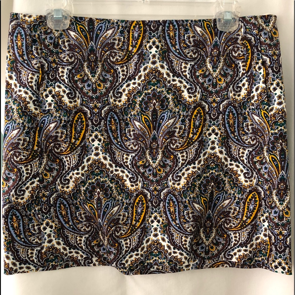 J. Crew, 16” cotton skirt, unlined